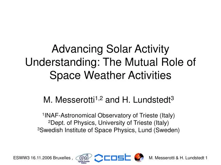 advancing solar activity understanding the mutual role of space weather activities