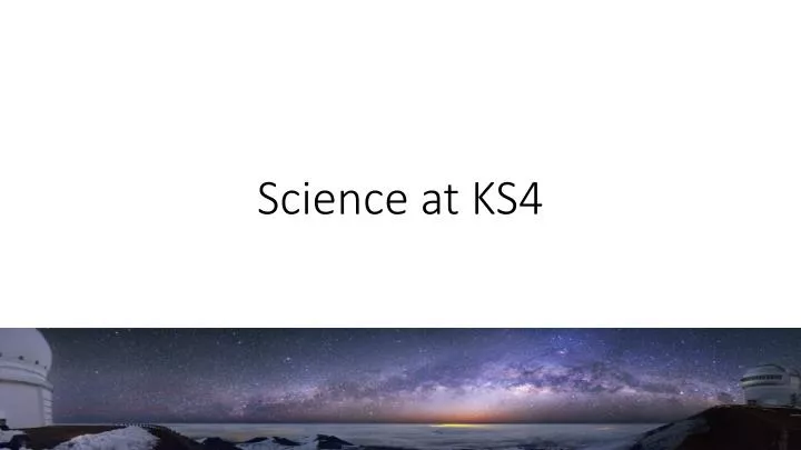 science at ks4