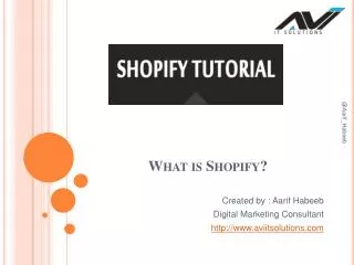 What is Shopify ?