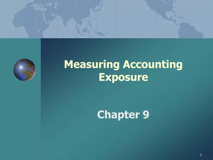 measuring accounting exposure