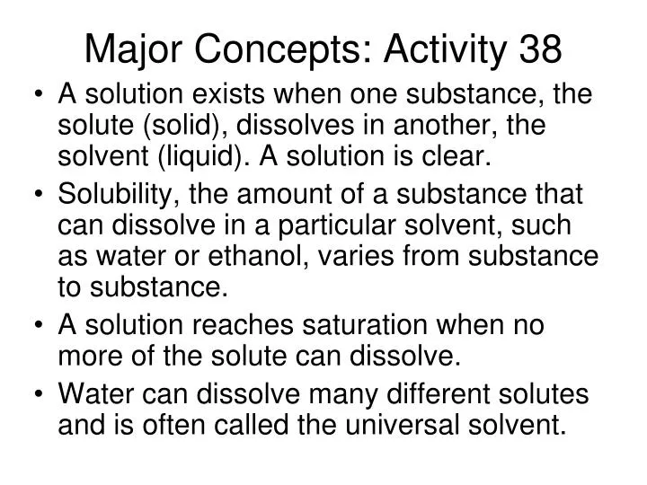major concepts activity 38