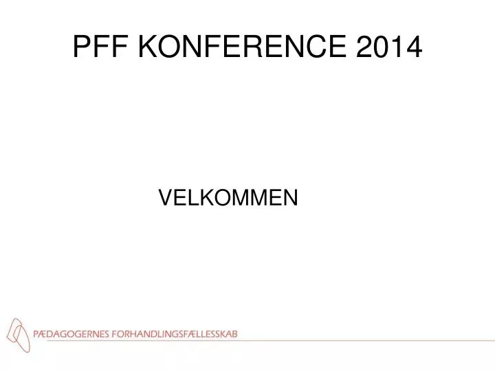 pff konference 2014