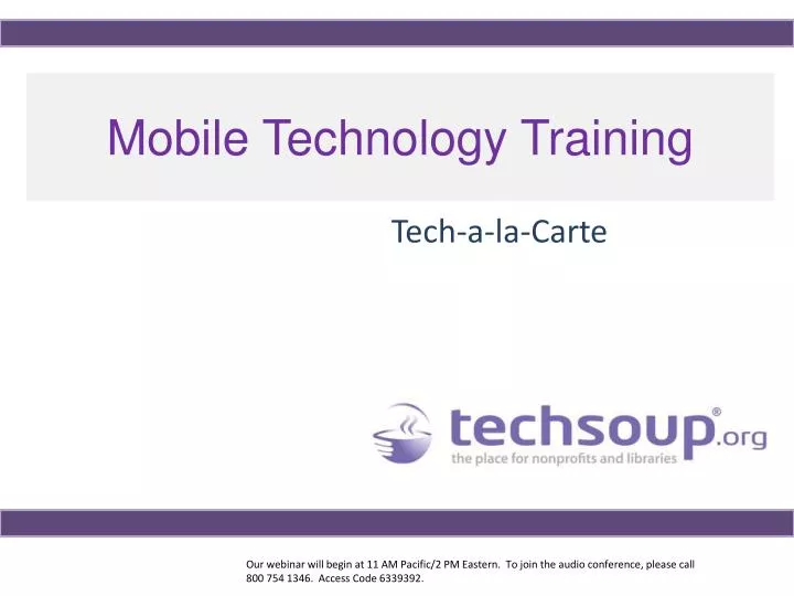 mobile technology training