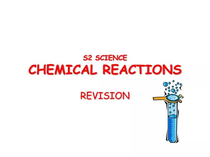 s2 science chemical reactions