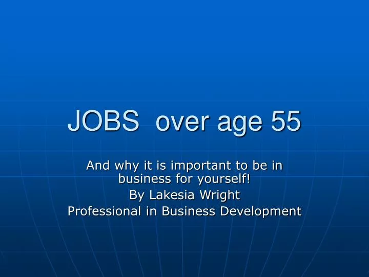 jobs over age 55