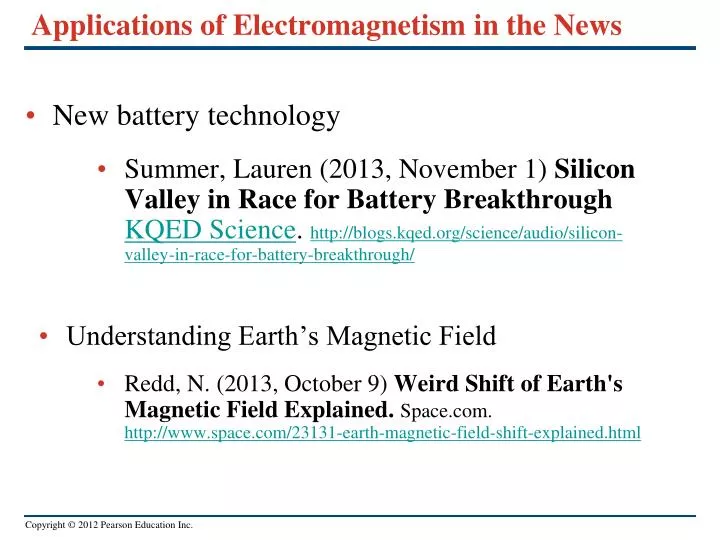 applications of electromagnetism in the news