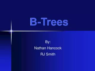 B-Trees