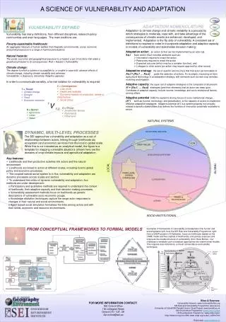 ECOSYSTEM SERVICES