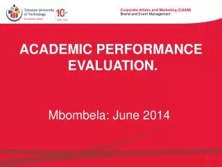 Academic Performance Evaluation .