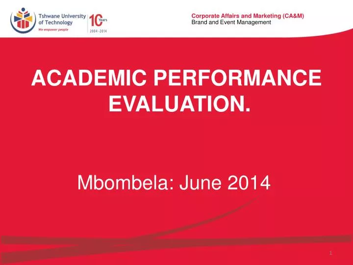 academic performance evaluation