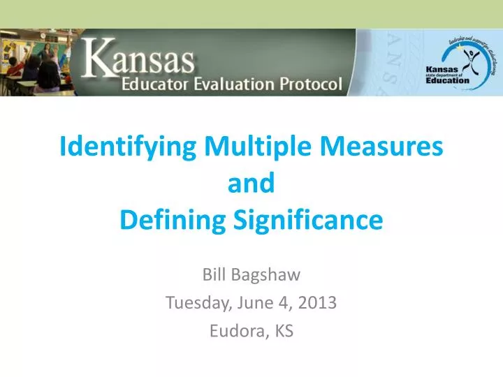 identifying multiple measures and defining significance