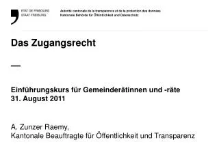 das zugangsrecht