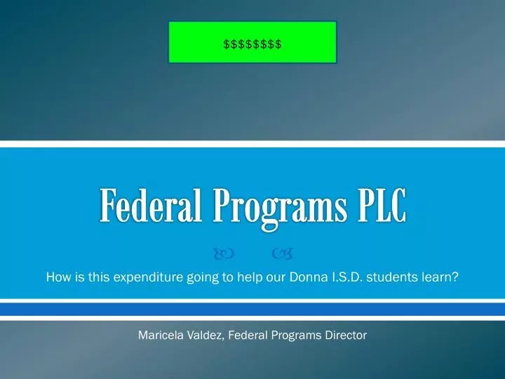 federal programs plc