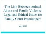 Understanding the Link Between Animal Cruelty and Interpersonal Violence - slide 1