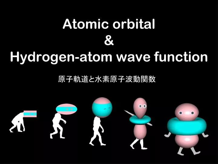 atomic orbital hydrogen atom wave function
