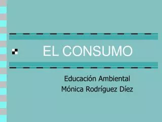 el consumo