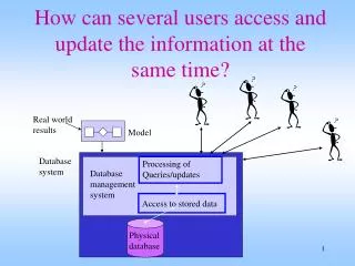 How can several users access and update the information at the same time?