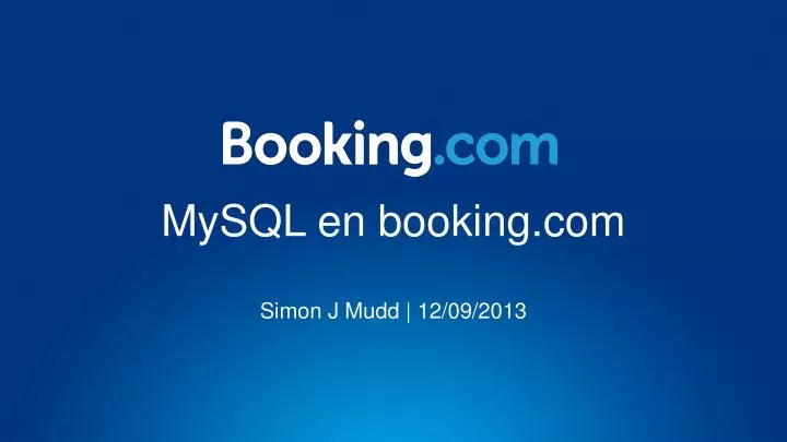mysql en booking com