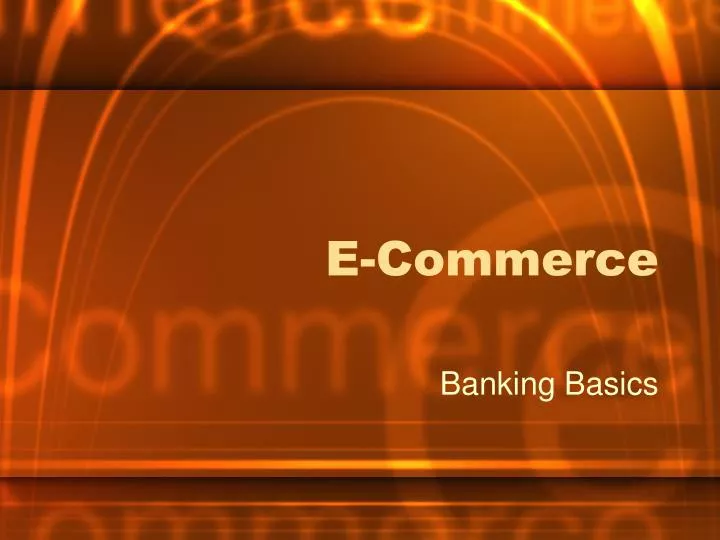 e commerce