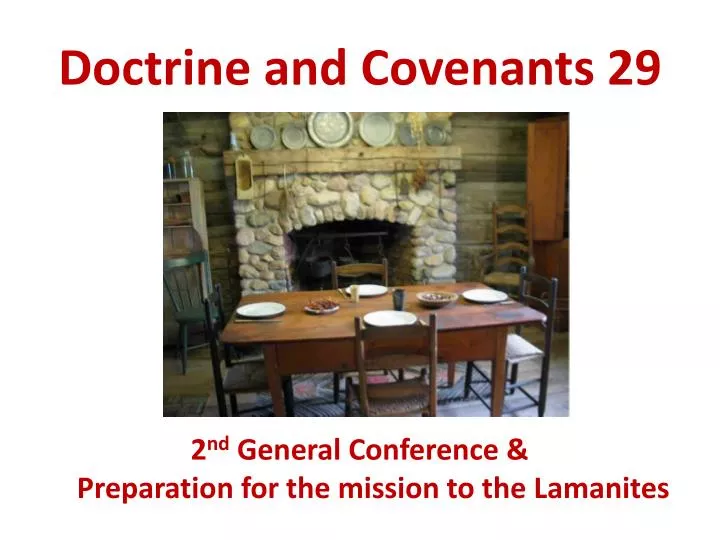 doctrine and covenants 29