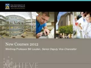 New Courses 2012