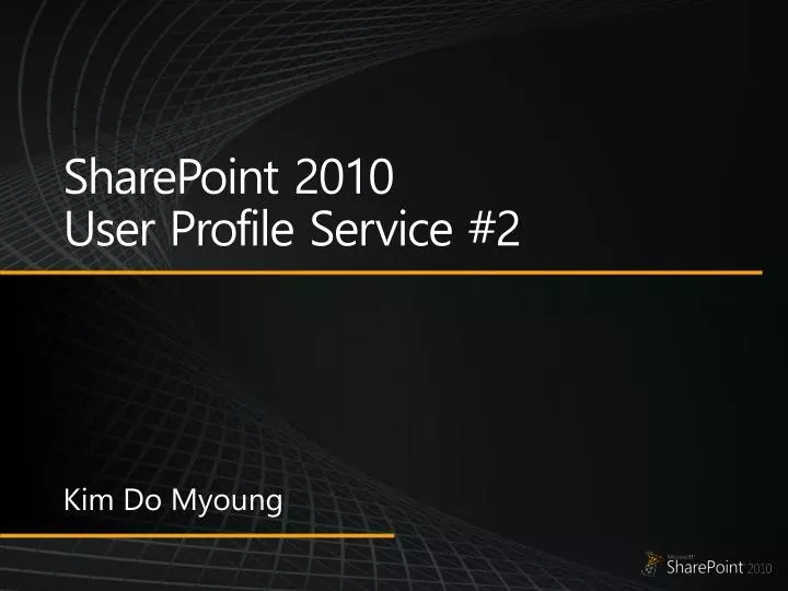 sharepoint 2010 user profile service 2