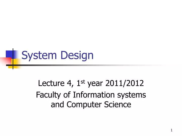 system design