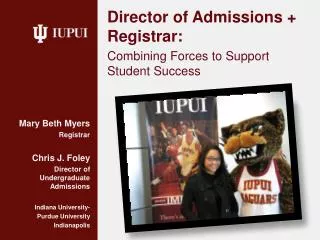 Director of Admissions + Registrar: Combining Forces to Support Student Success