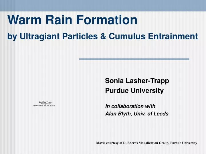 warm rain formation by ultragiant particles cumulus entrainment