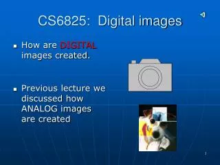 CS6825: Digital images