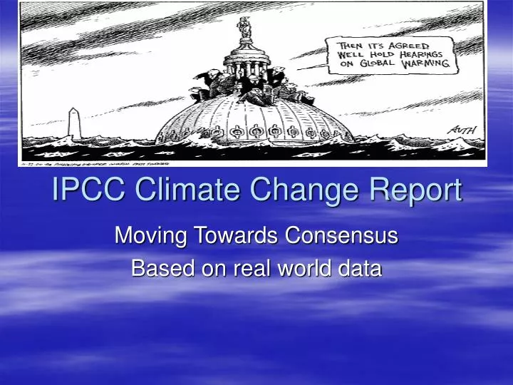 ipcc climate change report