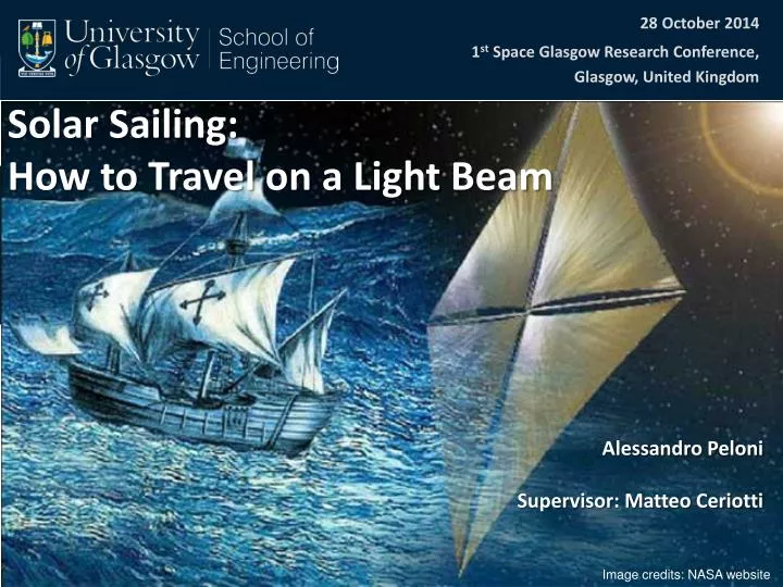 solar sailing how to travel on a light beam