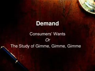 Demand