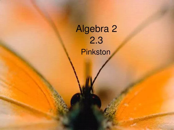 algebra 2 2 3