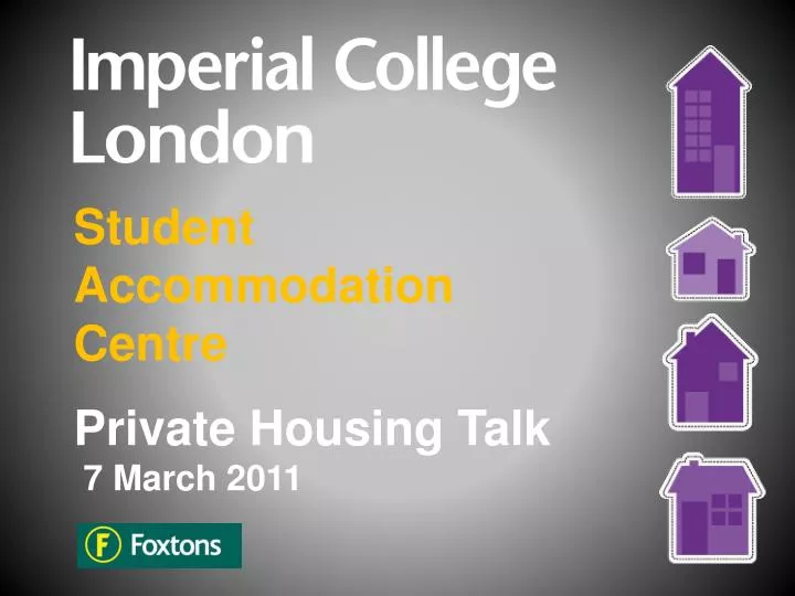 student accommodation centre private housing talk 7 march 2011