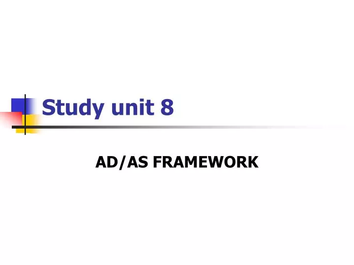 study unit 8