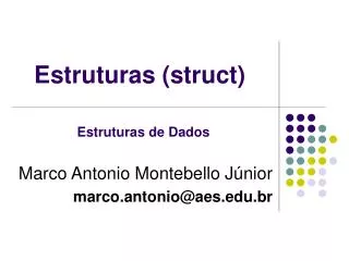 estruturas struct