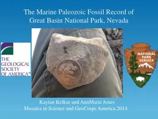 The Marine Paleozoic Fossil Record of Great Basin National Park, Nevada