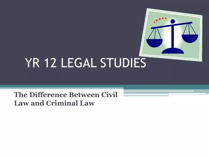 yr 12 legal studies