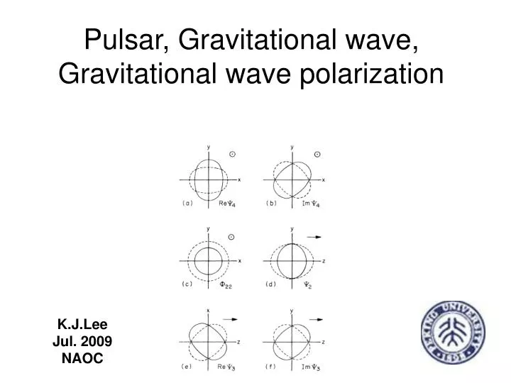 pulsar gravitational wave gravitational wave polarization