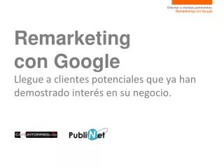 remarketing con google llegue a clientes potenciales que ya han demostrado inter s en su negocio