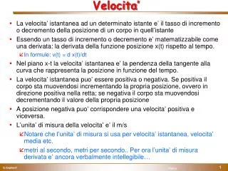 velocita