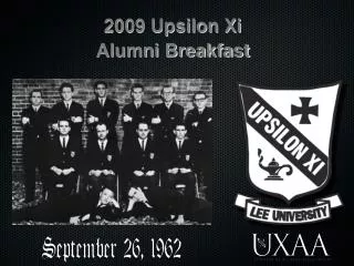 2009 Upsilon Xi Alumni Breakfast
