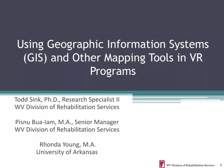 using geographic information systems gis and other mapping tools in vr programs
