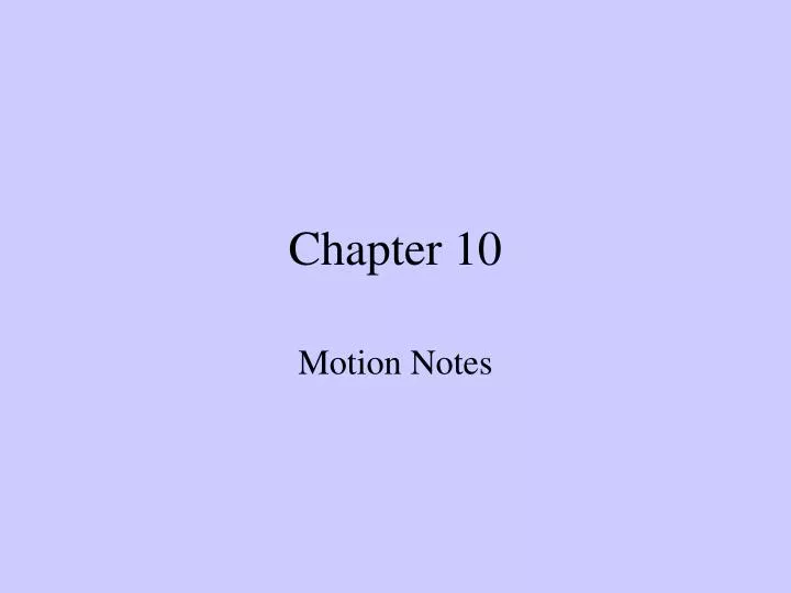 chapter 10