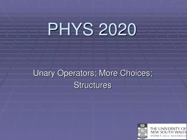 phys 2020