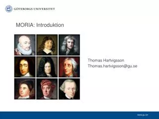 moria introduktion