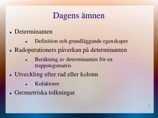 dagens mnen