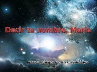 decir tu nombre mar a