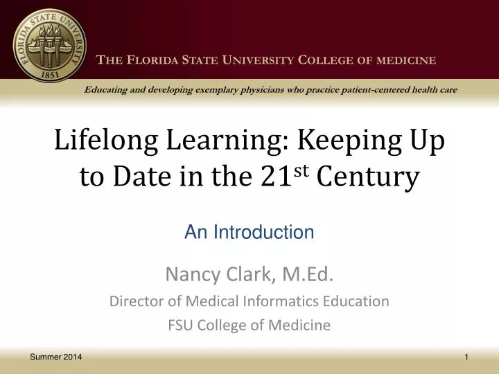 lifelong learning keeping up to date in the 21 st century